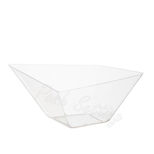 144 OZ clear Diamond Shape Plastic Serving Bowl - Serverware - Posh Setting
