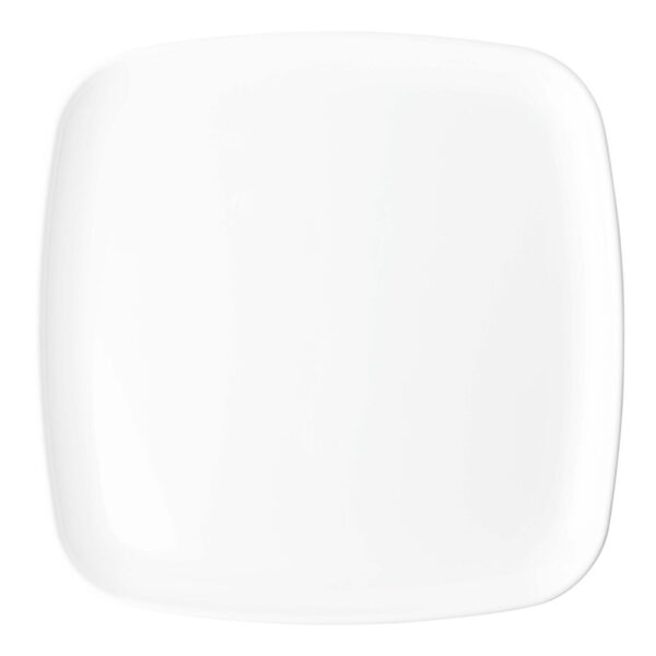 14 Inch White Square Organic Serving Tray Dish - 2 Pack