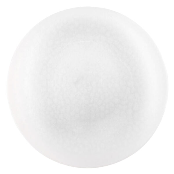 White Transparent Hammered 13″ Round Plastic Charger Plate - 4 Pack