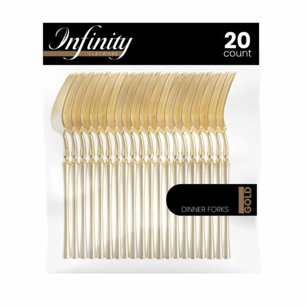 Infinity Collection Gold Flatware 20 Count