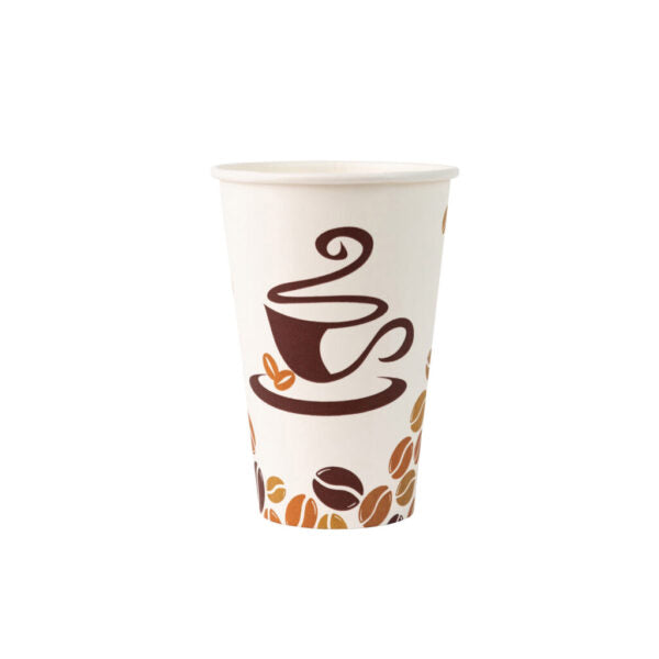Disposable 12 oz. Paper Coffee Cups - 40 Count