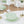32 Piece Combo Mint Green/White Tulip Round Plastic Dinnerware Set (16 Servings) - Organic Tulip