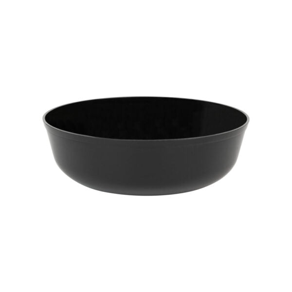 16 oz. Black Round Soup Bowls (10 Count) - Edge