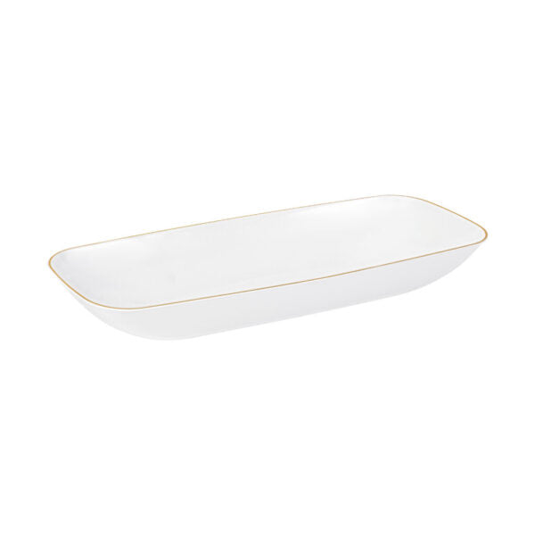 White Plastic Cone Shaped Salad Bowl - 5 Pack – Posh Setting