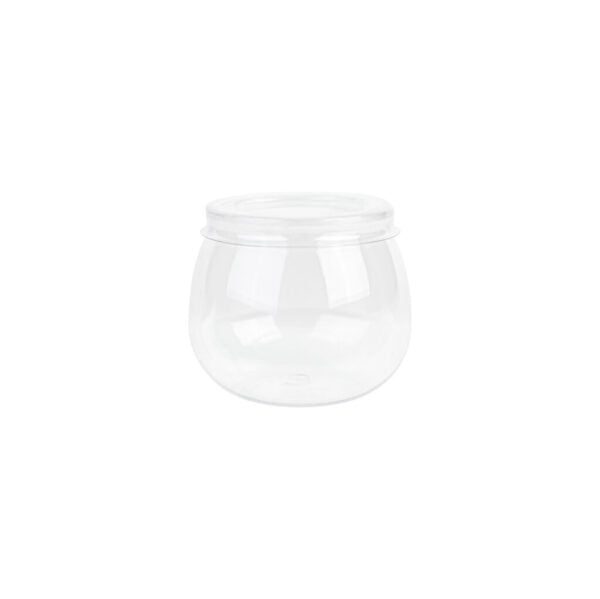 4 oz. Clear Plastic Mousse Cups with Lids - 6 Count