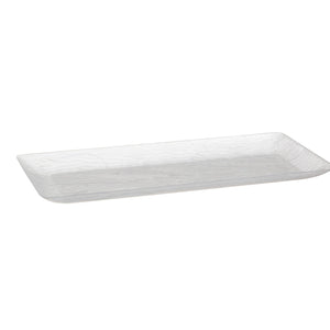 6.25 X 14 Inch Rectangle Clear Serving Tray - Posh Setting