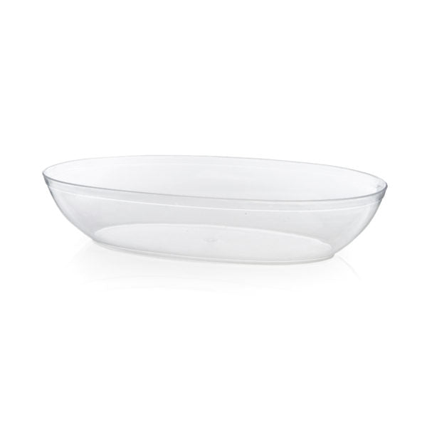 Clear Oval Salad Bowl - 2 Count