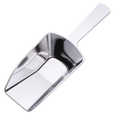 Silver Plastic 6.5" Candy Scoop 1 Pack