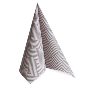 Linen Like Disposable Paper Dinner Napkins - Taupe - 50 Pack - Posh Setting