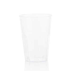 8 oz. Clear Plastic Cups - Antique - Posh Setting