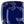 24 Piece Combo Blue and Silver Square Plastic Dinnerware Set 10
