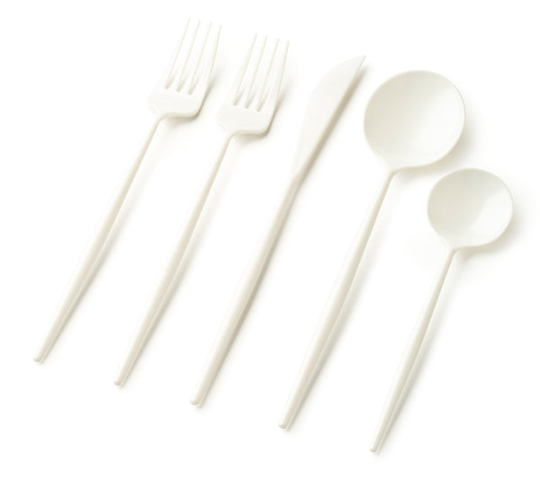 Noble Collection Pearl Flatware Set 40 Count-Setting for 8