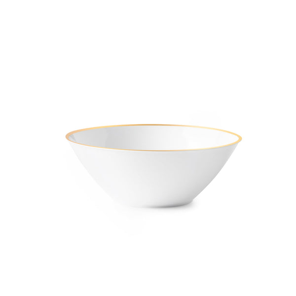 White and Gold Round Plastic Plates - Whisk