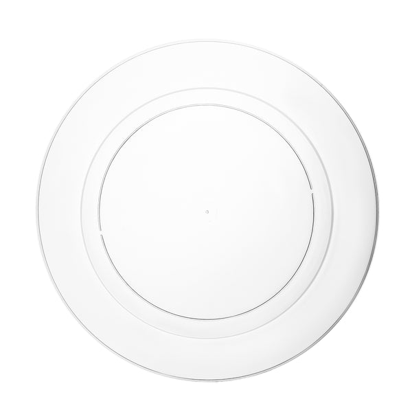 Clear Round Plastic Plates 30 Pack - Superior