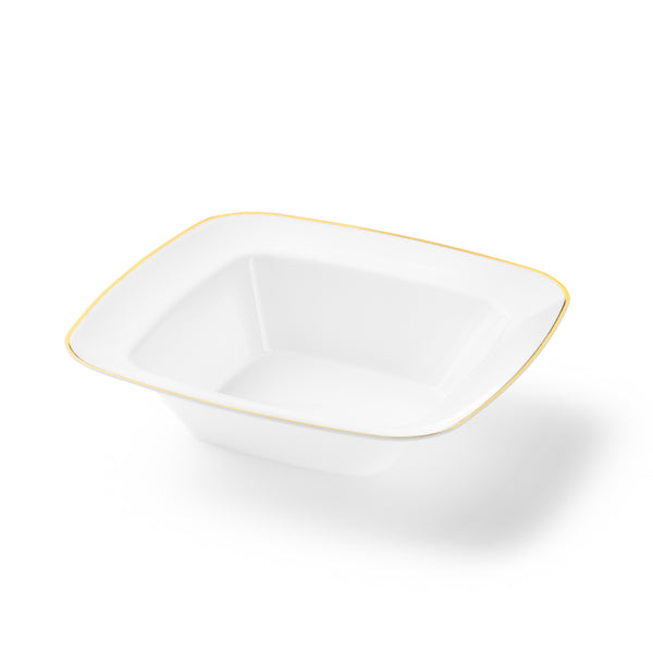 5 oz. Square Plastic Dessert Bowls 10 Pack - Contour