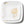 32 Piece Combo White and Gold Square Plastic Dinnerware Set (16 Servings) - Peony