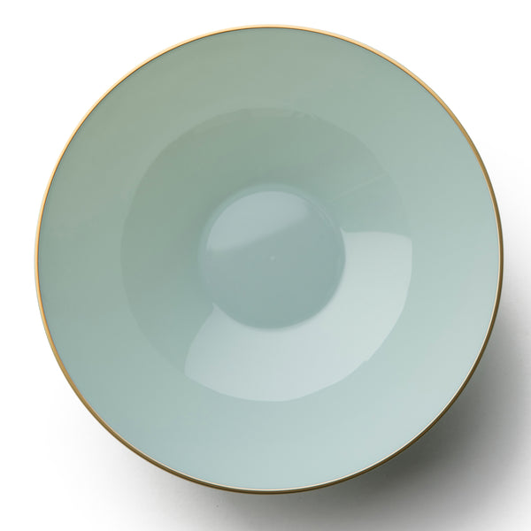 7 Inch Round Plastic Soup Bowl Green