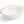 White and Gold Oval Plastic Serving Bowls 2 Pack - Aristocrat