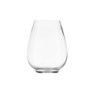 6 oz Stemless Goblets Clear Plastic Wine Glasses 8 Pack - Posh Setting