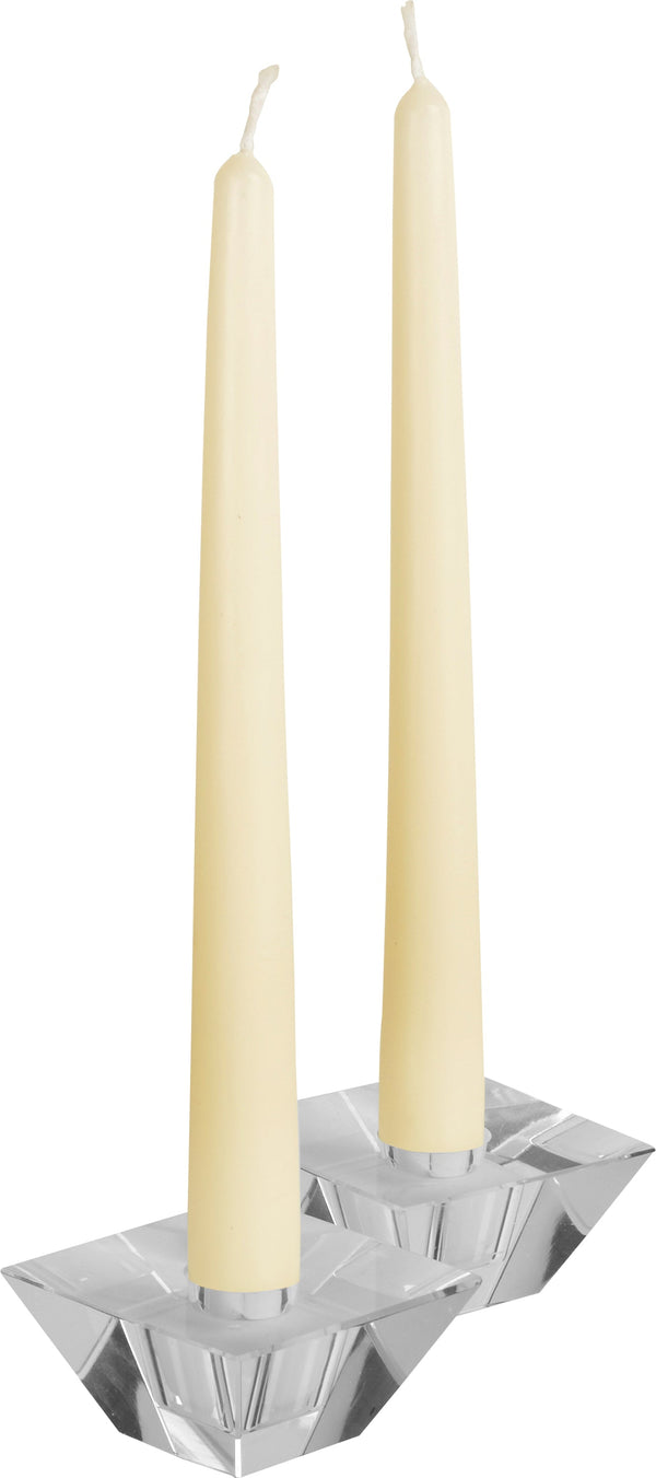 12 Inch Wool White Taper Candles