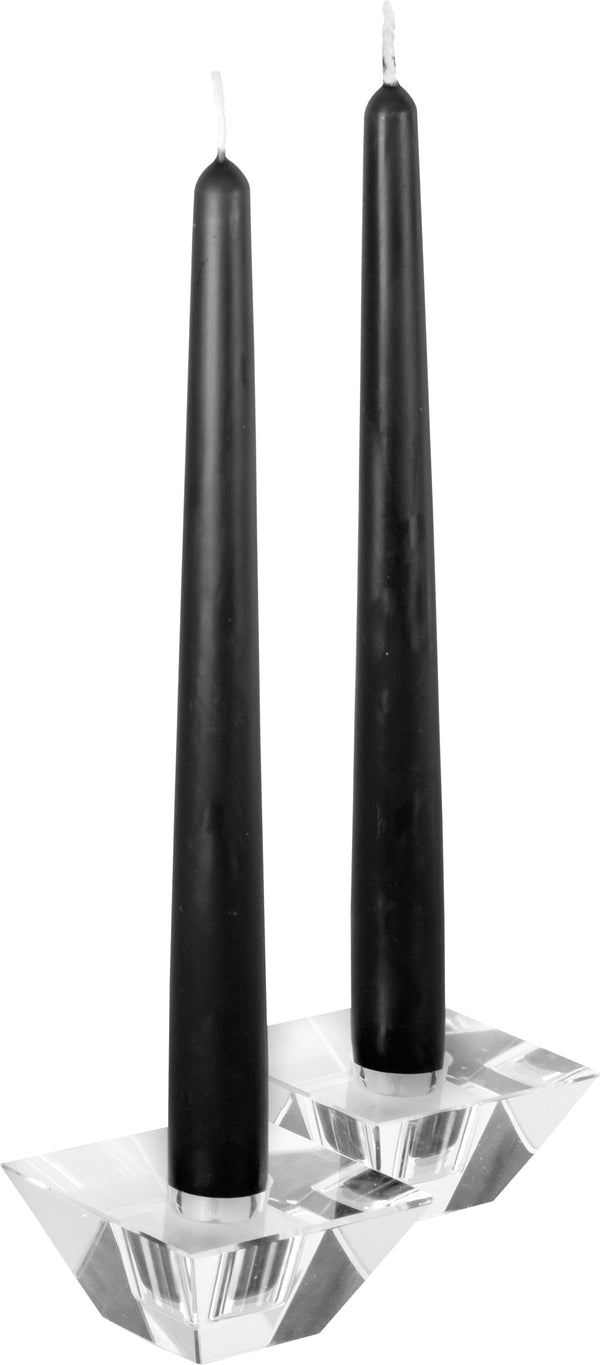 12 Inch Black Taper Candles