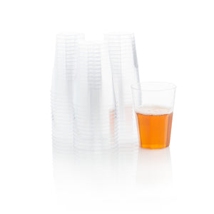 Clear Plastic Cups - Antique