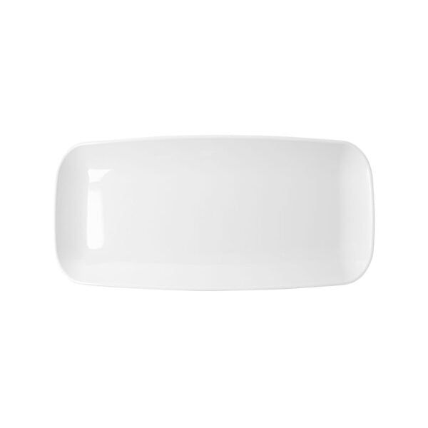 10.6 Inch Organic White Rectangle Serving Dish - 2 Pack