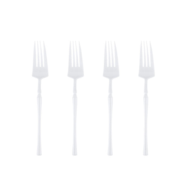 Infinity Collection White Flatware 32 Count