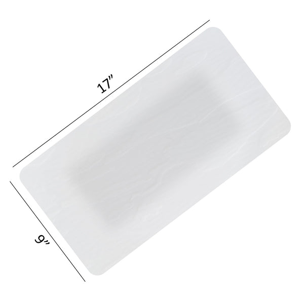 9 x 17 Inch Rectangle Clear Serving Tray